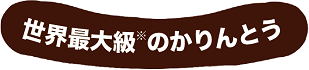 世界最大級のかりんとう